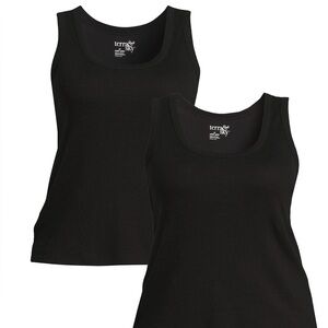 Terra & Sky Ribbed Tank Top 2 Pack Various Sizes